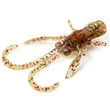 Baffi Fly 1.5" Green Pumpkin/Red & Black