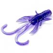 Baffi Fly 1.5" Dark Violet/Peacock & Silver