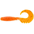 Fancy Grub 2.5" Orange Pumpkin/Black