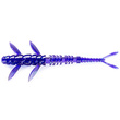 Flit 4" Dark Violet/Peacock & Silver
