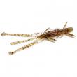 Shrimp 3" Green Pumpkin/Red & Black