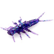Stonefly 0.75" Dark Violet/Peacock & Silver