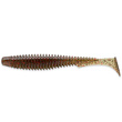 U-Shad 3" Green Pumpkin/Red & Black