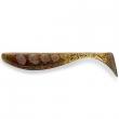Wizzle Shad 3" Green Pumpkin/Red & Black